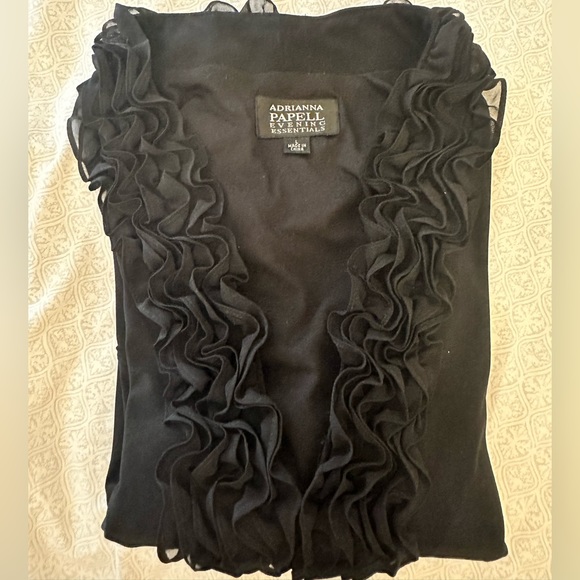 ADRIANNA PAPELL Evening Essentials top. - Picture 2 of 5
